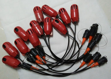 Affaire rouge 10 hertz de câble d'hydrophone pour la rivière de marais
