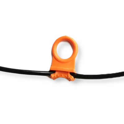 Démontable orange - boucles utilisées pour le câble 4,6 millimètre O.D de géophone